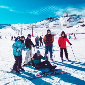 Clase particular Esquí cuatro personas
