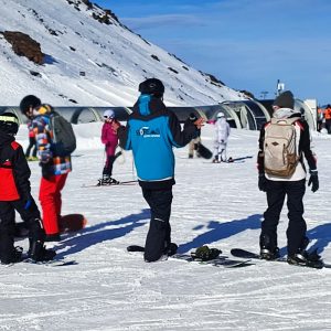 Clase snowboard dos personas Sierra Nevada